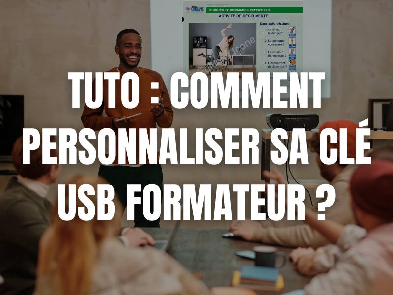 comment personnaliser sa clé usb formateur icone graphic
